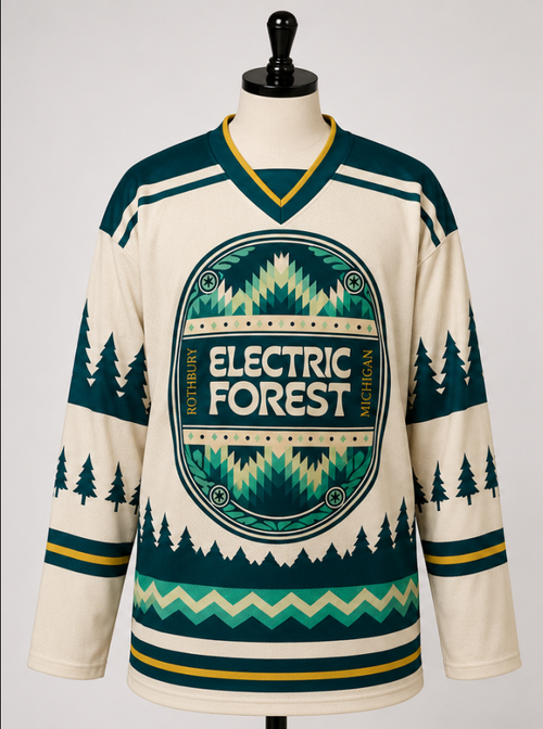Custom Electric Forest Jersey (2026 version Non-Embroidered) (PRE-ORDER)